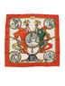 Hermès 100% Silk Orange Napoleon Silk Scarf One size - photo 1