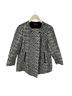 Lafayette 148 New York 100% Polyester Checkered-gingham Black Blazer Size 10 - photo 1