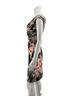 Connected Apparel 96% Polyester 4% Spandex 100% Polyester Floral Multi Color Cocktail Dress Size 4X - photo 2