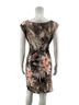 Connected Apparel 96% Polyester 4% Spandex 100% Polyester Floral Multi Color Cocktail Dress Size 4X - photo 1