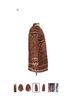 Free People Aztec Or Tribal Print Red Tan Brown Coat Size S - photo 4