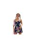 Eliza J 100% Polyester Floral Blue Cocktail Dress Size 8 - photo 1