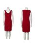 Escada 100% Wool Red Pink Cocktail Dress Size 4 - photo 1