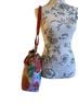 Anuschka 100% Leather Floral Solid Multi Color Red Tan Leather Bucket Bag One size - photo 5