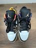 Jordan Black White Brown Purple Orange Sneakers Size 7 - photo 8