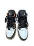 Jordan Black White Brown Purple Orange Sneakers Size 7 - photo 1