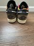 Jordan Black White Brown Purple Orange Sneakers Size 7 - photo 3