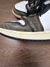 Jordan Black White Brown Purple Orange Sneakers Size 7 - photo 7