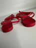 Alexandre Birman 100% Rubber Red Sandals Size EU 38 - photo 5