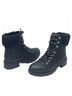 Steve Madden Black Women's Keystone Lug Hiker Boots Size 6 - photo 4