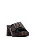Refresh Solid Black Women's Slip-On Sandals Size 7 - photo 2