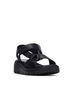 XTI Solid Black Women's Pu Strap Sandal Size 6 - photo 2