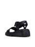 XTI Solid Black Women's Pu Strap Sandal Size 6 - photo 3