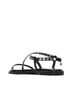 XTI Solid Black Women's Pu Strap Sandal Size 7 - photo 2