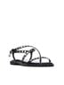 XTI Solid Black Women's Pu Strap Sandal Size 7 - photo 3