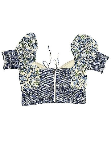 Alice + Olivia Crawford Short Sleeve Blouse (view 2)