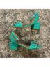 Michael Kors Multi Color Green Blue Heels Size EU 40 1/2 - photo 7