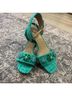Michael Kors Multi Color Green Blue Heels Size EU 40 1/2 - photo 5