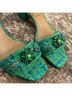 Michael Kors Multi Color Green Blue Heels Size EU 40 1/2 - photo 6