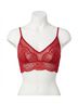 Calvin Klein Print Red Crackled Lace Triangle Bralette Size S - photo 1