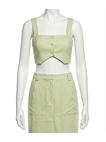 Amanda Uprichard Royston Crop Top (view 1)