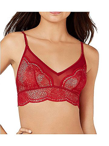 Calvin Klein Crackled Lace Triangle Bralette (view 2)