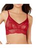 Calvin Klein Print Red Crackled Lace Triangle Bralette Size S - photo 2