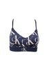Calvin Klein Blue Plush 8.25 Lightly Lined Bralette Size L - photo 1