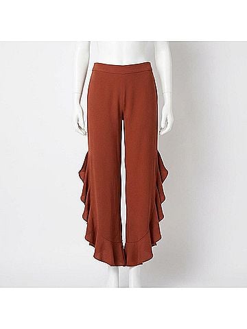 Amanda Uprichard Moonlight Ruffle Pant (view 1)