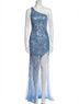 Jovani Print Blue Hadley Gown Size 8 - photo 1