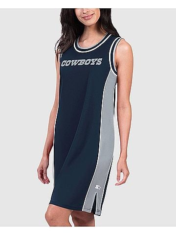 Starter Women's Dallas Cowboys Slam Dunk Tank Dress (view 2)