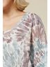 Entro Tie-dye Blue Tie Dye Starburst Top Size 1X - photo 6