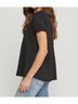 Entro Print Black Textured Pocket Top Size XL - photo 3