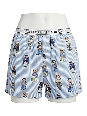 Polo by Ralph Lauren Bear Striped Cotton Boxer (view 1)