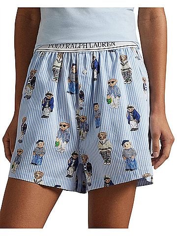 Polo by Ralph Lauren Bear Striped Cotton Boxer (view 2)