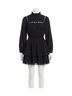 Cleobella Solid Black Berit Mini Dress Size XS - photo 1