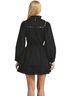 Cleobella Solid Black Berit Mini Dress Size XS - photo 3