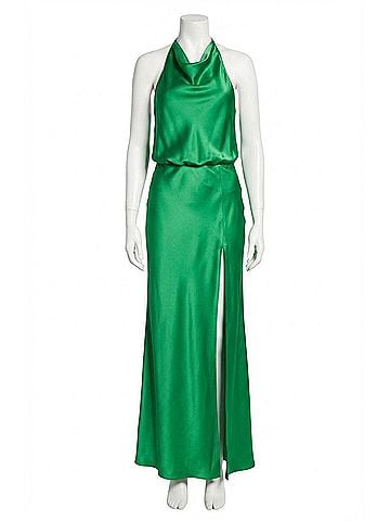 Amanda Uprichard Aurela Halter Gown Dress (view 1)