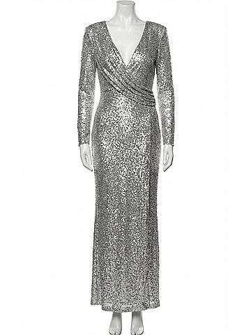 Jovani Long Sleeve Sequin Fitted Evening Gown (view 1)