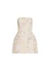 Amanda Uprichard Print Brown Bethany Strapless Romper Size L - photo 1