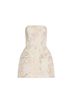 Amanda Uprichard Print Brown Bethany Strapless Romper Size L - photo 6