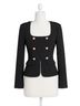 Amanda Uprichard Solid Black Tompkins Jacket Size M - photo 1
