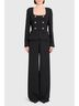 Amanda Uprichard Solid Black Tompkins Jacket Size M - photo 5