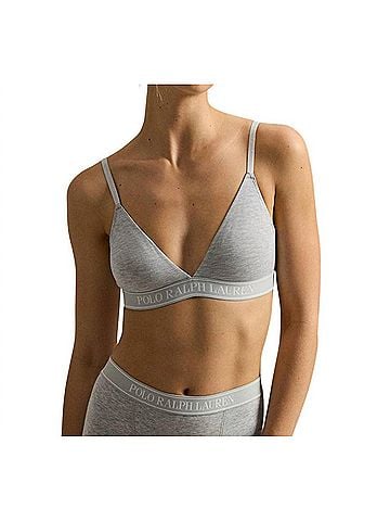 Polo by Ralph Lauren Logo-Band Triangle Bralette (view 2)