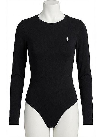 Polo by Ralph Lauren Cotton Blend Long Sleeve Bodysuit (view 1)