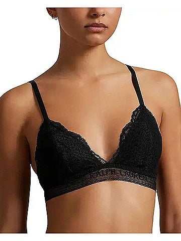 Polo by Ralph Lauren Tonal Logos Band Triangle Bralette (view 2)