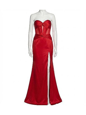 Jovani Selena Long Formal Prom Dress (view 1)