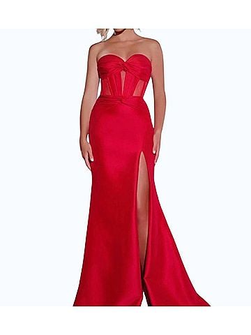 Jovani Selena Long Formal Prom Dress (view 2)