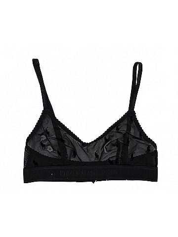 Polo by Ralph Lauren Women's Flocked Pony Scoopneck Bralette (view 2)