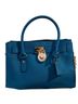 Michael Kors 100% Leather Blue Green Leather Tote One size - photo 1